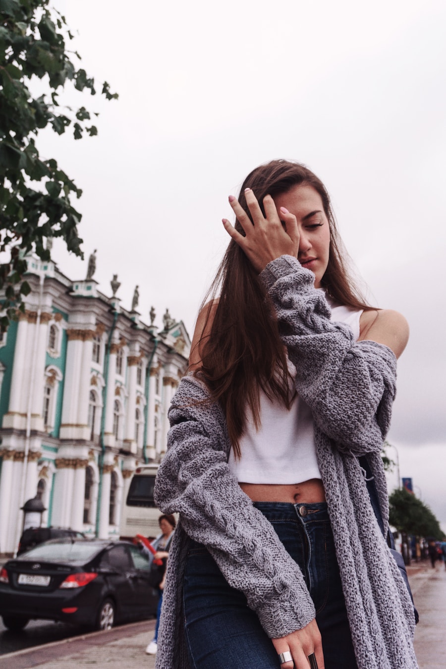 Photo how to wear oversized sweaters