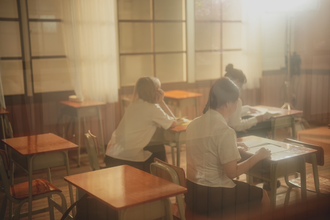 Photo junior high exam